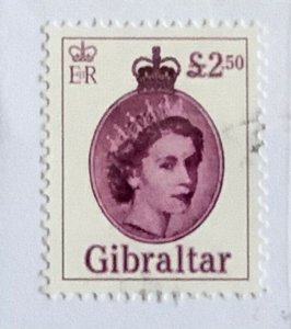 GIBRALTAR 2014 DEFINITIVE £2.50 SG1562  FINE USED .CAT £9