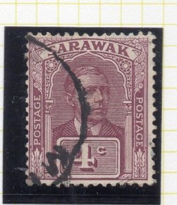 Sarawak 1928  Early Issue Miri Postmark Used 4c. 242324