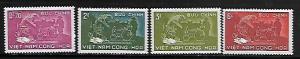 VIETNAM, 112-115, MINT HINGED, AGRARIAN REFORMS