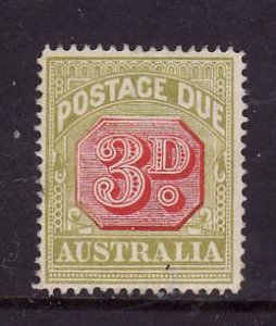 Australia-Sc#J54- id4-unused hinge 3p postage due -1922-30