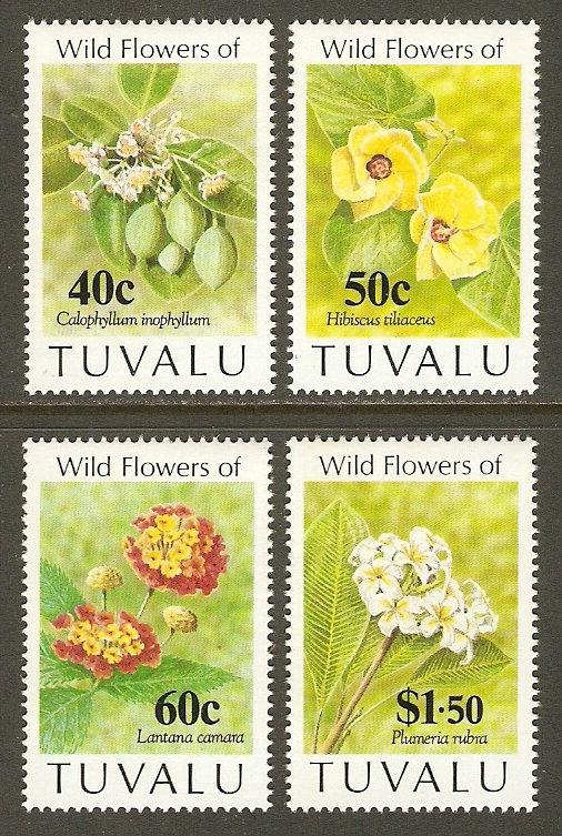 Tuvalu #625-8 NH Wild Flowers