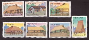 Viet Nam Scott 1648-1654  Unused NGAI  Traditional House set