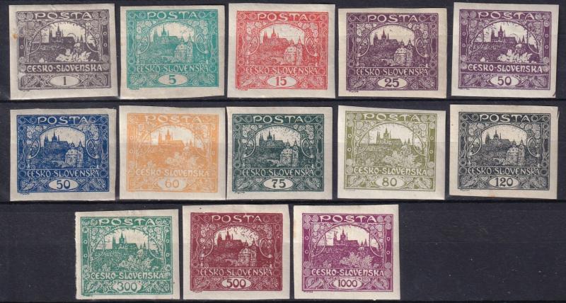 Czechoslovakia #23-40   F-VF  Unused CV $36.95   Z936