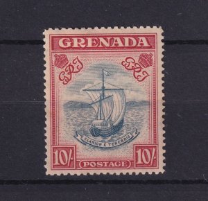 Grenada KGVI 1938 10/- SG163a p14 MH (Toned) BP16109