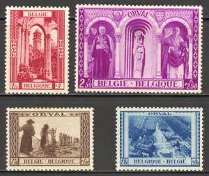 Belgium Scott B251-B254 Unused HMOG - 1939 Abbey of Orval - SCV $15.75