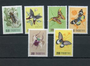 CHINA SCOTT #1183/88 INSECTS MINT NEVER HINGED