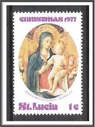 St Lucia #428 Christmas MNH