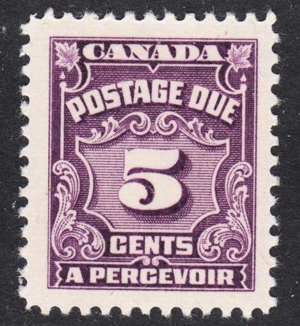 Canada Scott J18a red violet shade F+ mint OG NH.