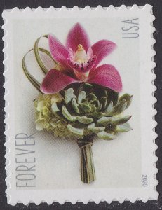 US 5457 Contemporary Boutonniere forever single (1 stamp) MNH 2020 