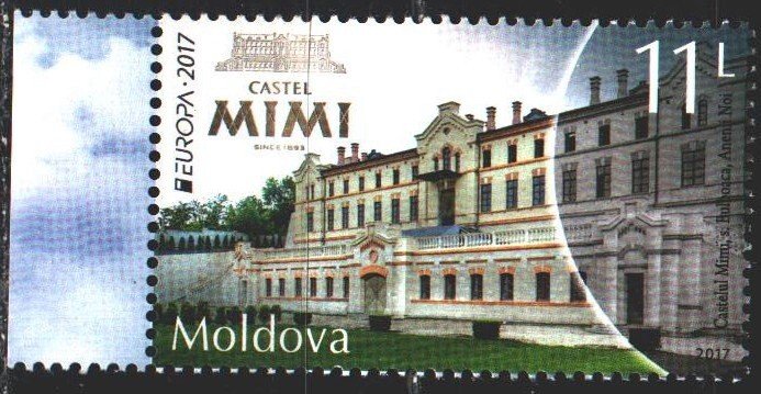 Moldova. 2017. 1000. Castle, europe-sept. MNH.