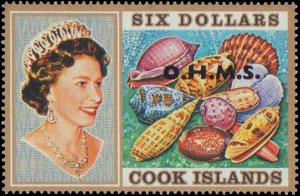 Cook Islands #O16-O31, Complete Set(15), 1978, Seashells, Never Hinged