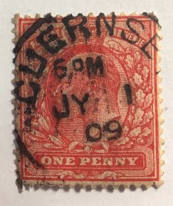Great Britain 1902 Scott 128 used - 1p, King Edward VII