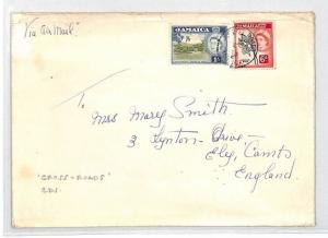 BU246 1962 Jamaica Cross Roads Airmail Cover PTS