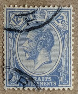 Straits Settlements 1922 KGV 12c, used. Scott 192, CV $0.25. SG 232