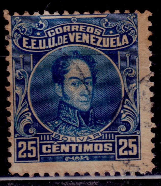 Venezuela, 1915-23, Simon Bolivar, 25c, SC#263, used