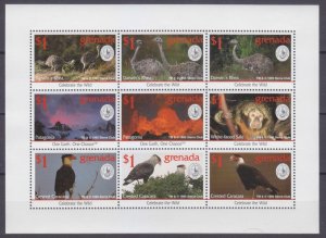 1995 Grenada 2920-2928KL Fauna - Sierra Club 12,00 €