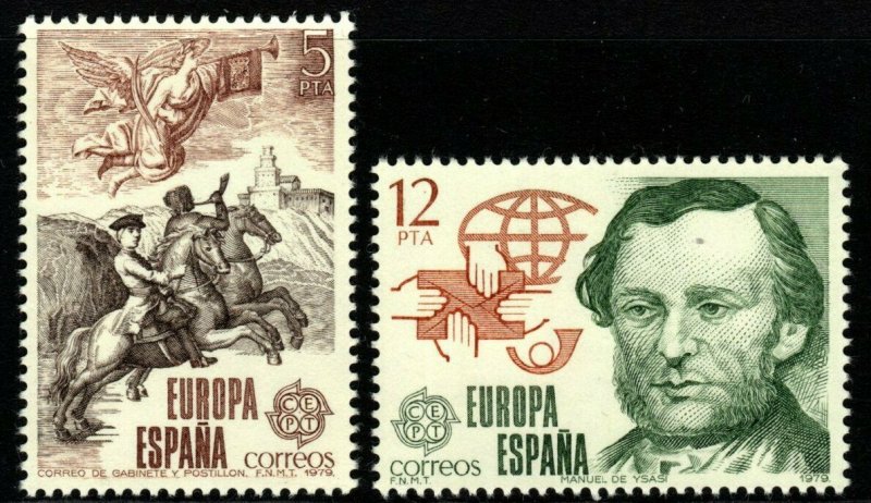 SPAIN SG2568/9 1979 EUROPA MNH 