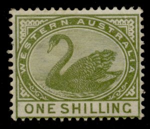 AUSTRALIA - Western Australia QV SG102, 1s olive-green, M MINT. Cat £42.