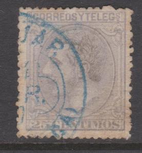 Spain Sc#246 Used Blue Cancel