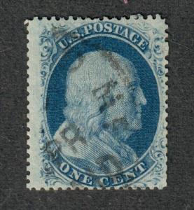 US Sc#24 Used/F-VF, Type Va Pos 44R5, Doporto Cert., Cv. $300