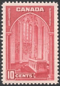 Canada SC#241 10¢ Memorial Chamber, Parliament Building Single (1938) MNH