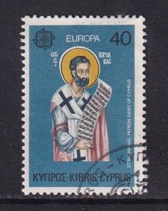 Cyprus  #533   used  1980  Europa   40m