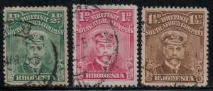 Rhodesia #119-21  CV $9.00