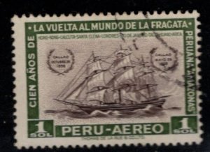 Peru  Scott C171 used ship stamp