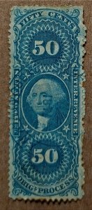 United States #R60c 50c Original Process Revenue USED (1862-71)