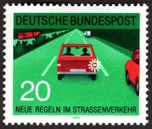 1971, Germany, 20pf, MNH, Sc 1061