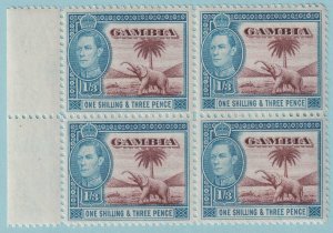 GAMBIA 138A  MINT NEVER HINGED OG ** BLOCK OF FOUR - NO FAULTS VERY FINE! - P573