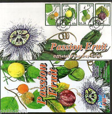 Fiji 2009 Passion Fruits Love-in-a-mist Hard Shelled Pass...