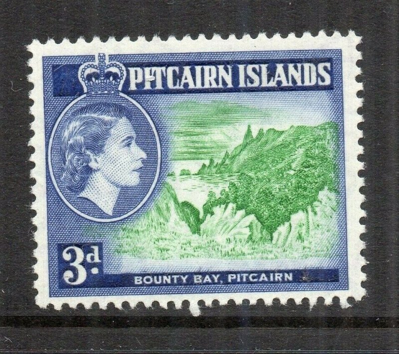 Pitcairn Islands 1950s Early Issue Fine Mint Hinged 3d. NW-137689