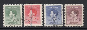 Papua, Sc 118-121 (SG 154-157), used