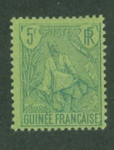 French Guinea #32 Unused Single