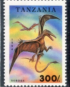 Tanzania 1994 DINOSAUR 1 value Perforated Mint (NH)