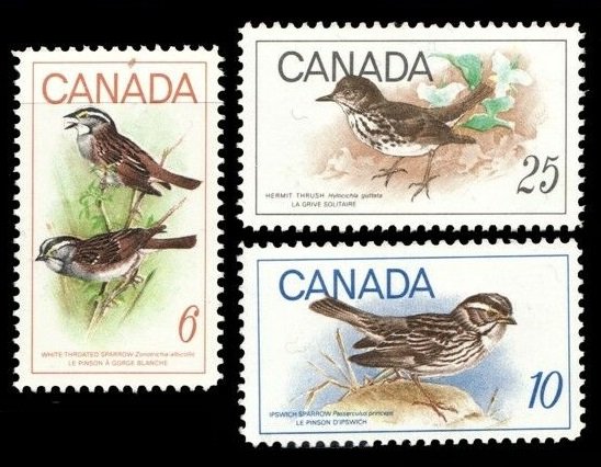 1969 Canada 438-440 Birds 5,00 €