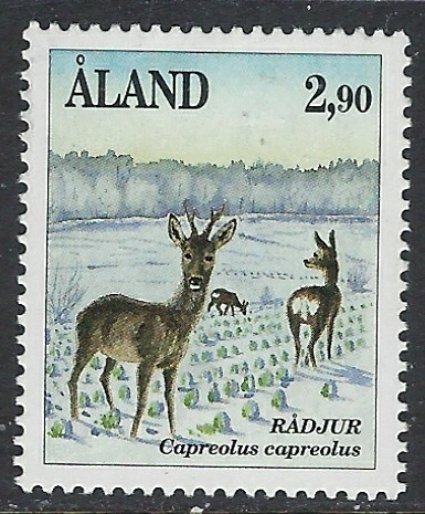 Finland-Aland 50 MNH 1989 Animals (ap6654)