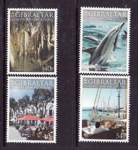 Gibraltar-Sc#960-3-unused NH set-Europa-Dolphin-2004-