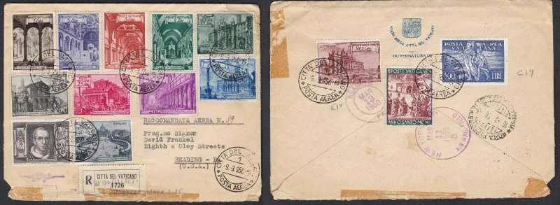 1950 Vatican, Vatican City, Tobia N° A 17 - Mail Aerea -