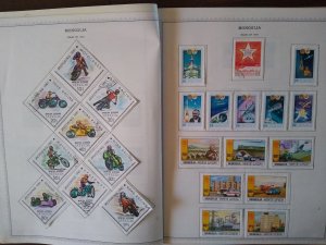 collection on pages Mongolia 1980-83 CV $96