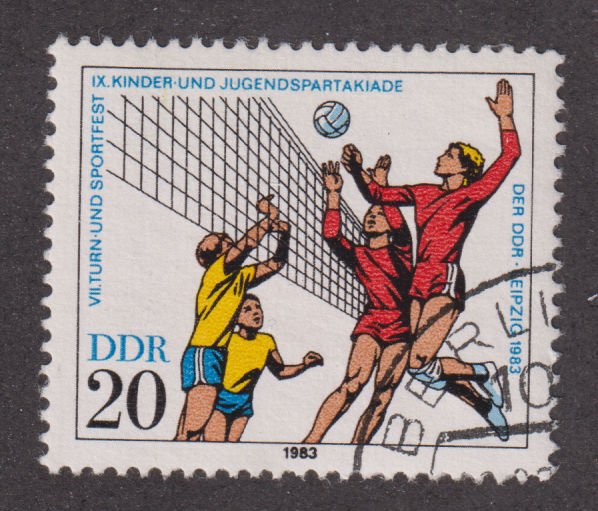 Germany DDR 2362 Volleyball 1983