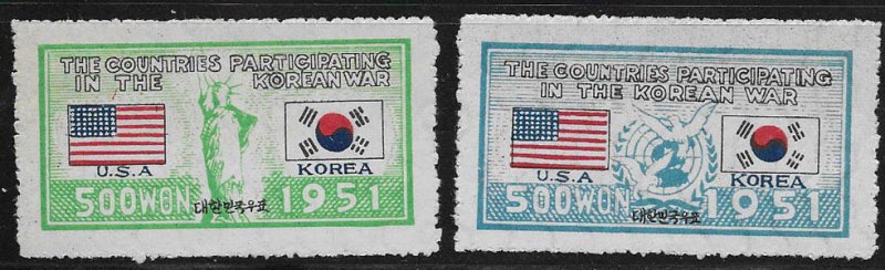 South Korea, SC 132 & 133, UNUSED, MH, OG