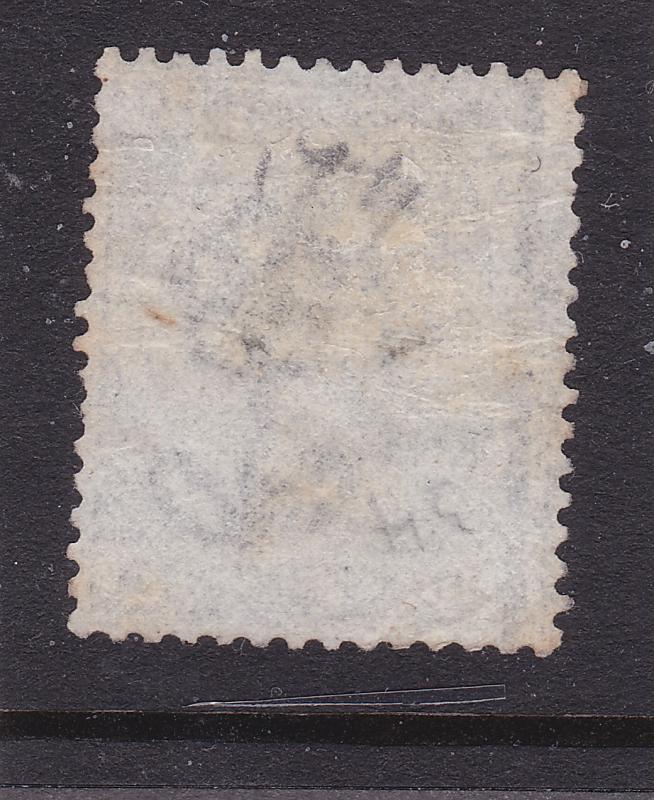Great Britain a QV 6d grey plate 16 used