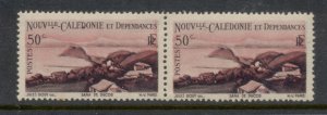 New Caledonia 1948 Pictorial Ducos Sanitorium 50c pr MUH