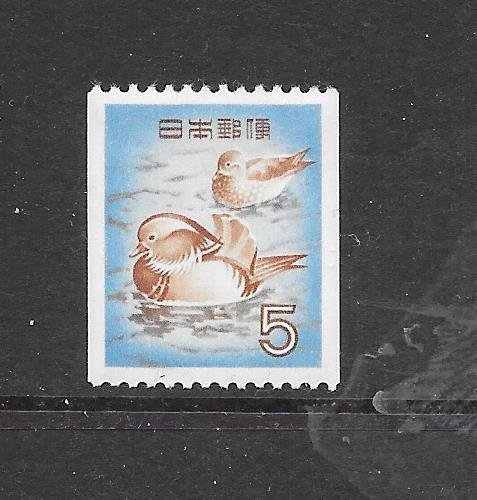 BIRDS - JAPAN #738 DUCK (COIL)MNH