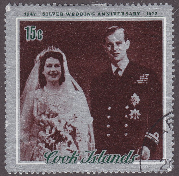 Cook Islands 337 Silver Wedding 1972