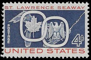 U.S. #1131 MNH; 4c St. Lawrence Seaway (1959)