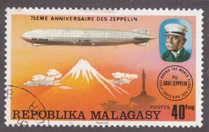 Fr Madagascar 545 CTO 1976 Count Zeppelin and LZ-127