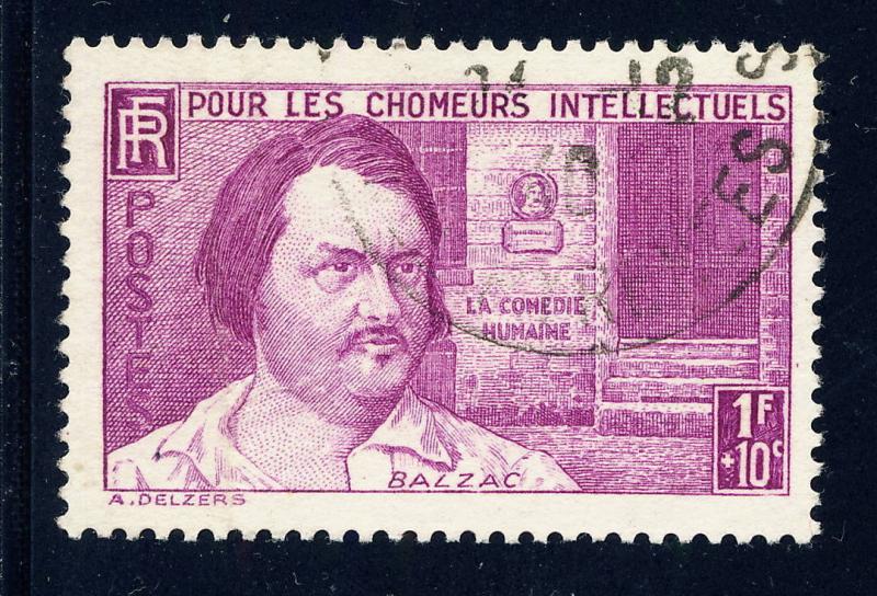 FRANCE - 1940 - Yv.463 1fr10c BALZAC (CHÔMEURS INTELLECTUELS) OBLITÉRÉ -  TB